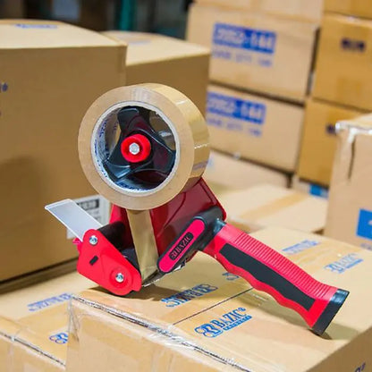 Packaging Tape Dispenser w/ 2 Inch 1.88" X 54.6 Yards Super Clear Tape