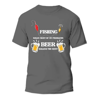 Fishing Solves All My Problem Man T-Shirt