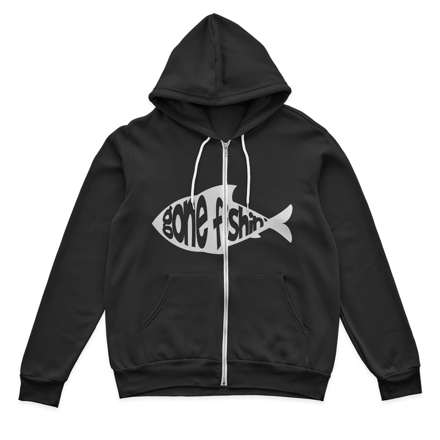 Gone Fishing v3 Zip Hoodie